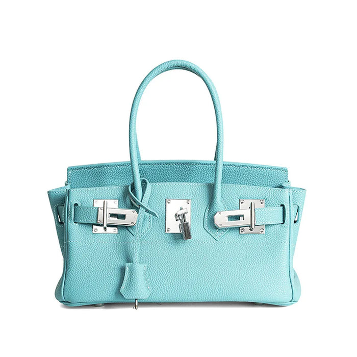 Le Tokyo, Firkin cuir coloris Bleu glacé