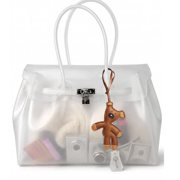 Charm ourson, le petit compagnon de ton sac, coloris Camel