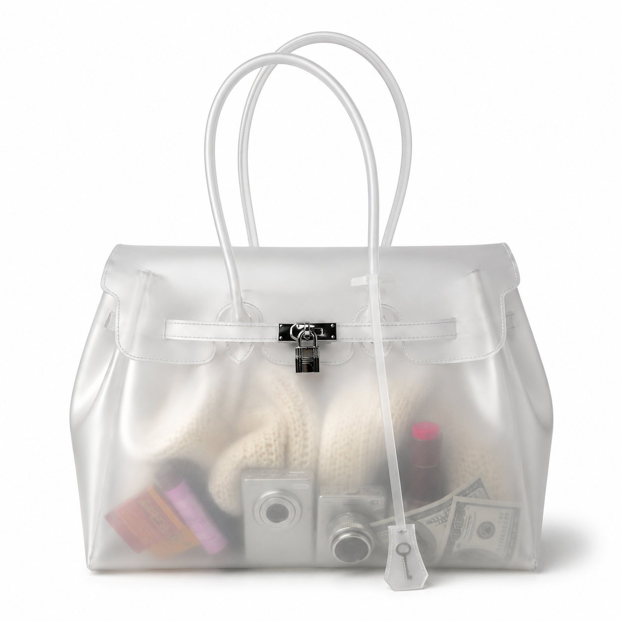 Sac Jelly Firkin coloris Blanc givré