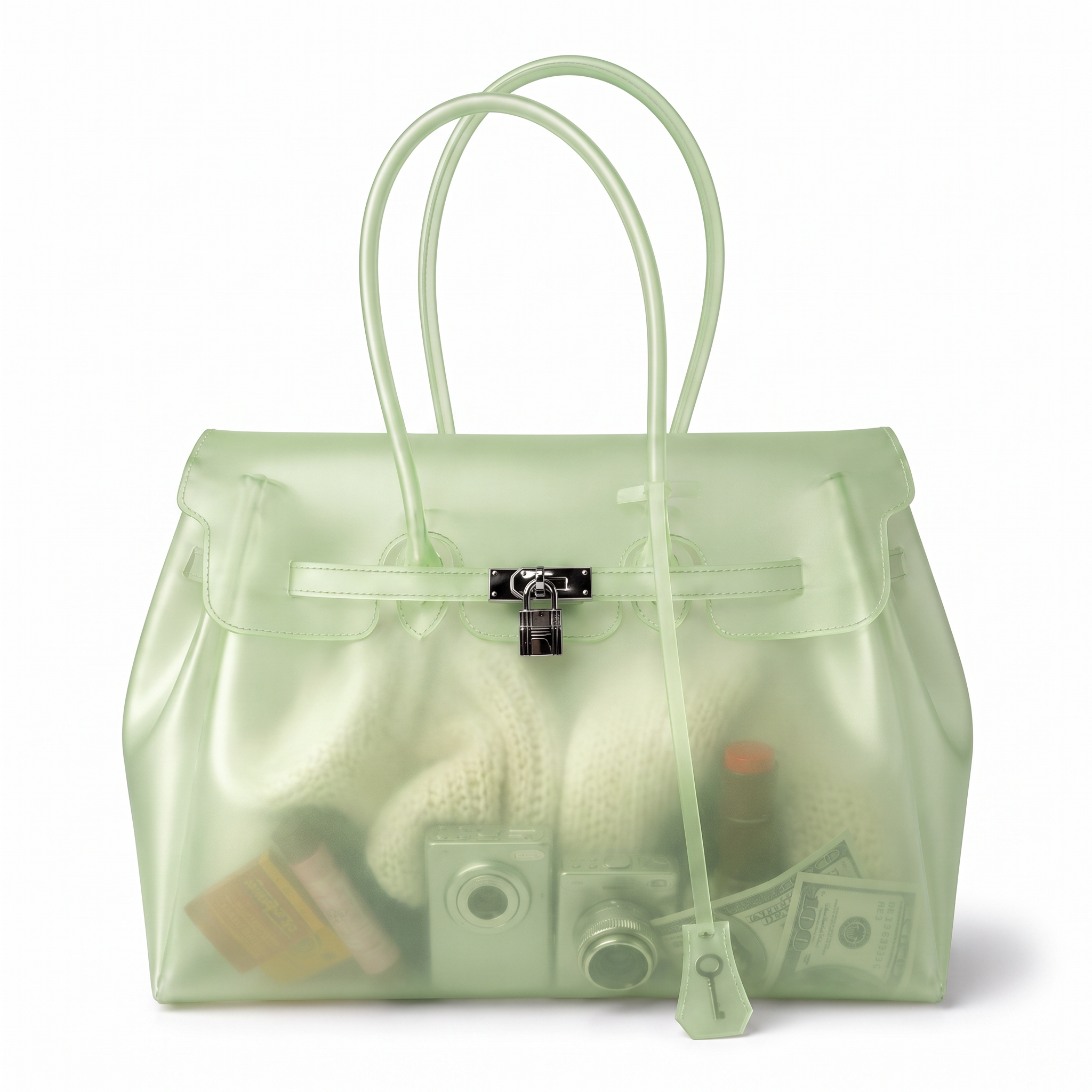 Sac Jelly Firkin coloris Vert pistache