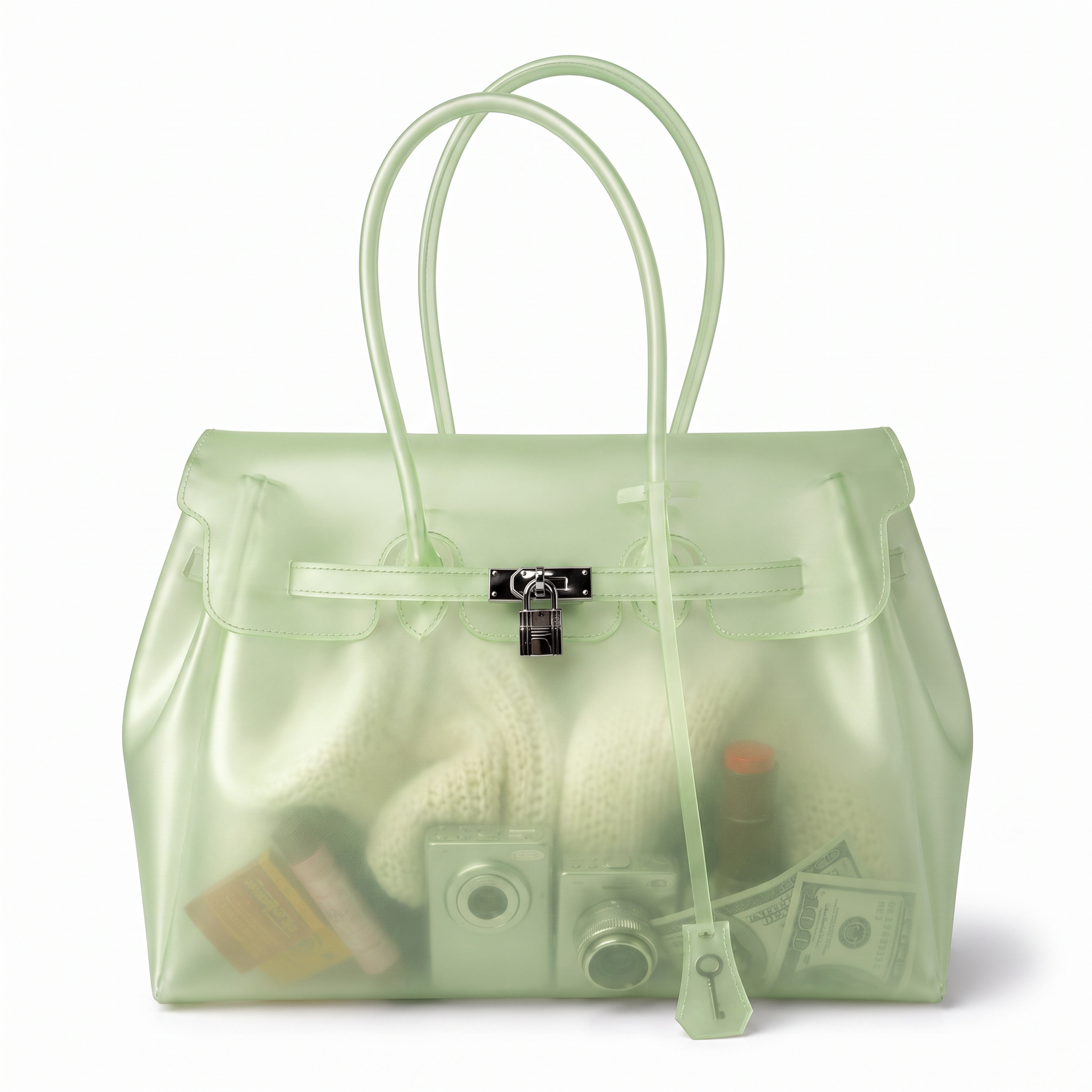 Sac Jelly Firkin coloris Vert pistache