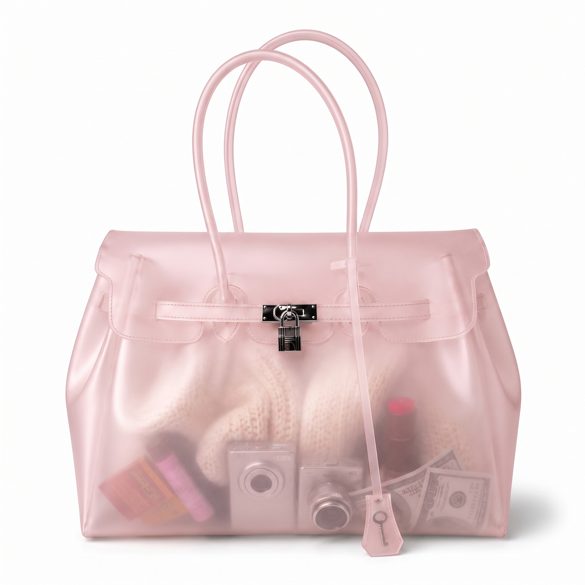 Sac Jelly Firkin coloris Rose poudré