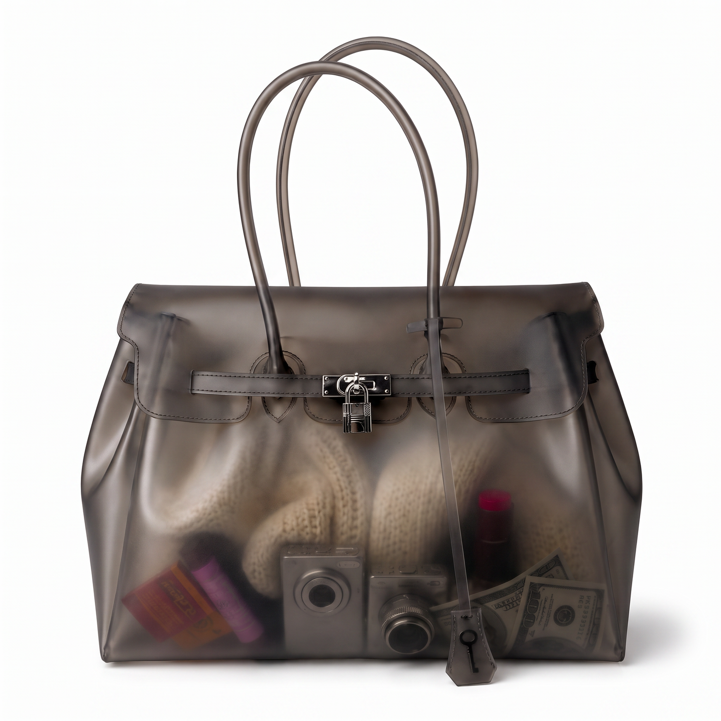 Sac Jelly Firkin coloris Noir fumé