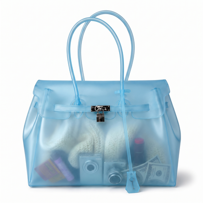 Sac Jelly Firkin coloris Bleu ciel