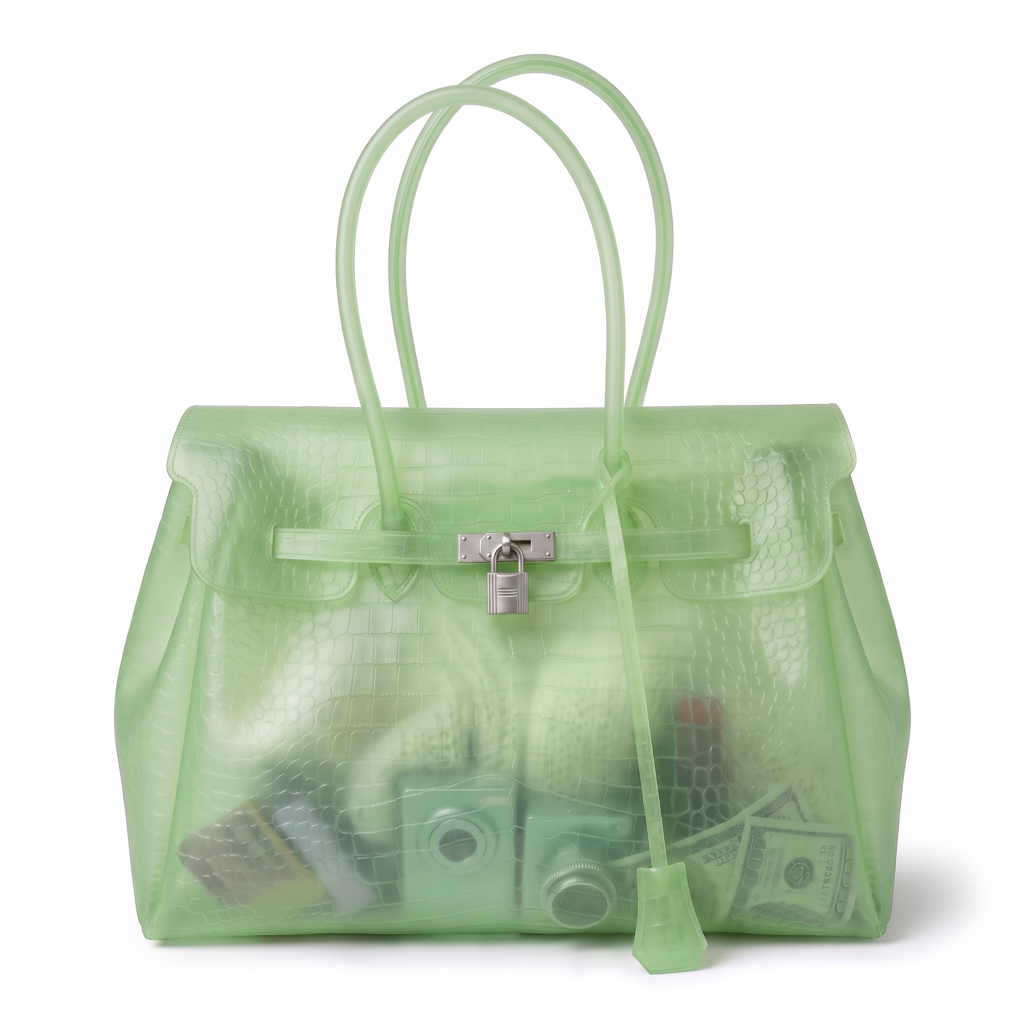 Sac Jelly Firkin coloris Vert doux