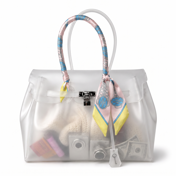 Jelly Ribbon, le foulard à nouer pour personnaliser ton sac, coloris Ken