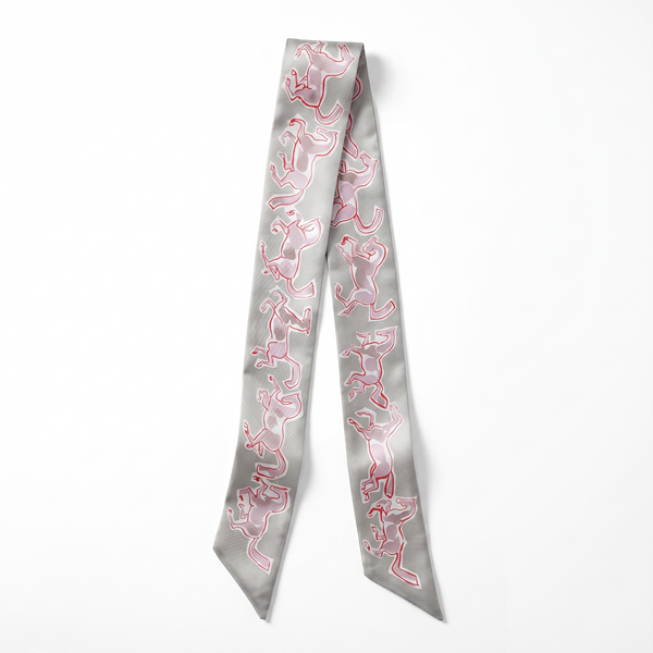 Jelly Ribbon, le foulard à nouer pour personnaliser ton sac, coloris Suki