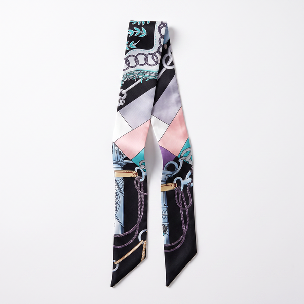 Jelly Ribbon, le foulard à nouer pour personnaliser ton sac, coloris Mila