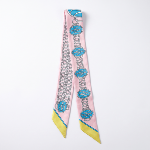 Jelly Ribbon, le foulard à nouer pour personnaliser ton sac, coloris Ken